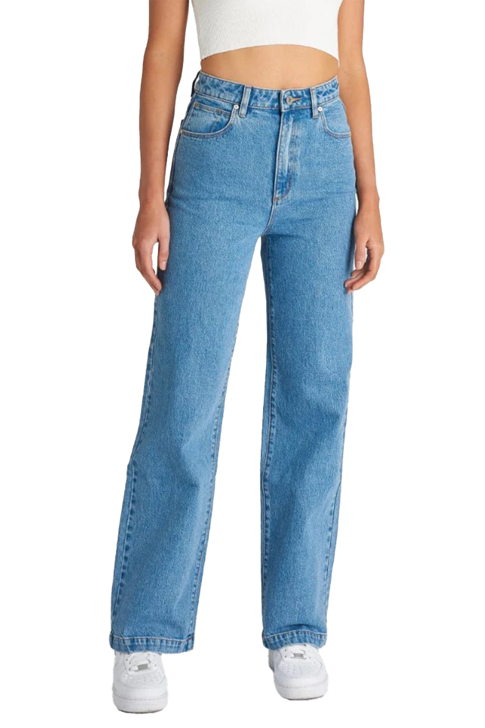 Abrand Womens 94 High & Wide Petite Jeans