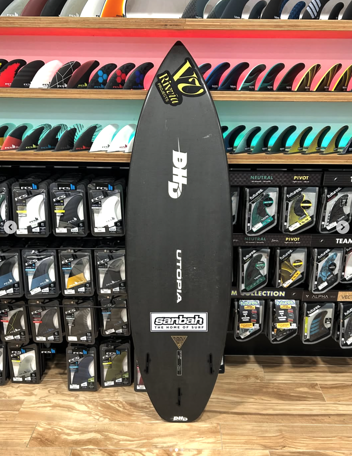 5'11 DHD Utopia DARK ARTS #8062 - Used Surfboard
