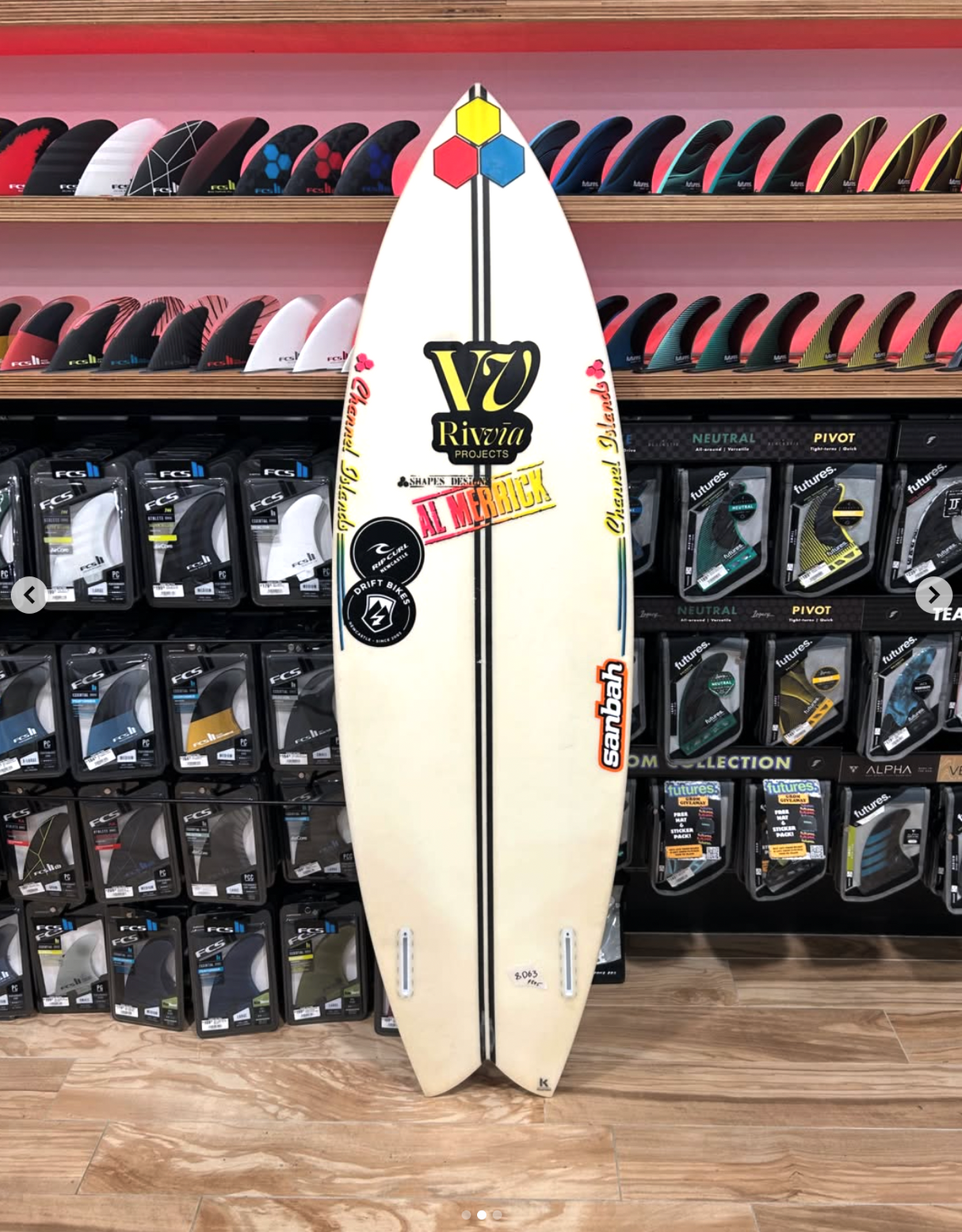 5'8 Channel Islands Fish Beard Spine-Tek #8063 - Used Surfboard