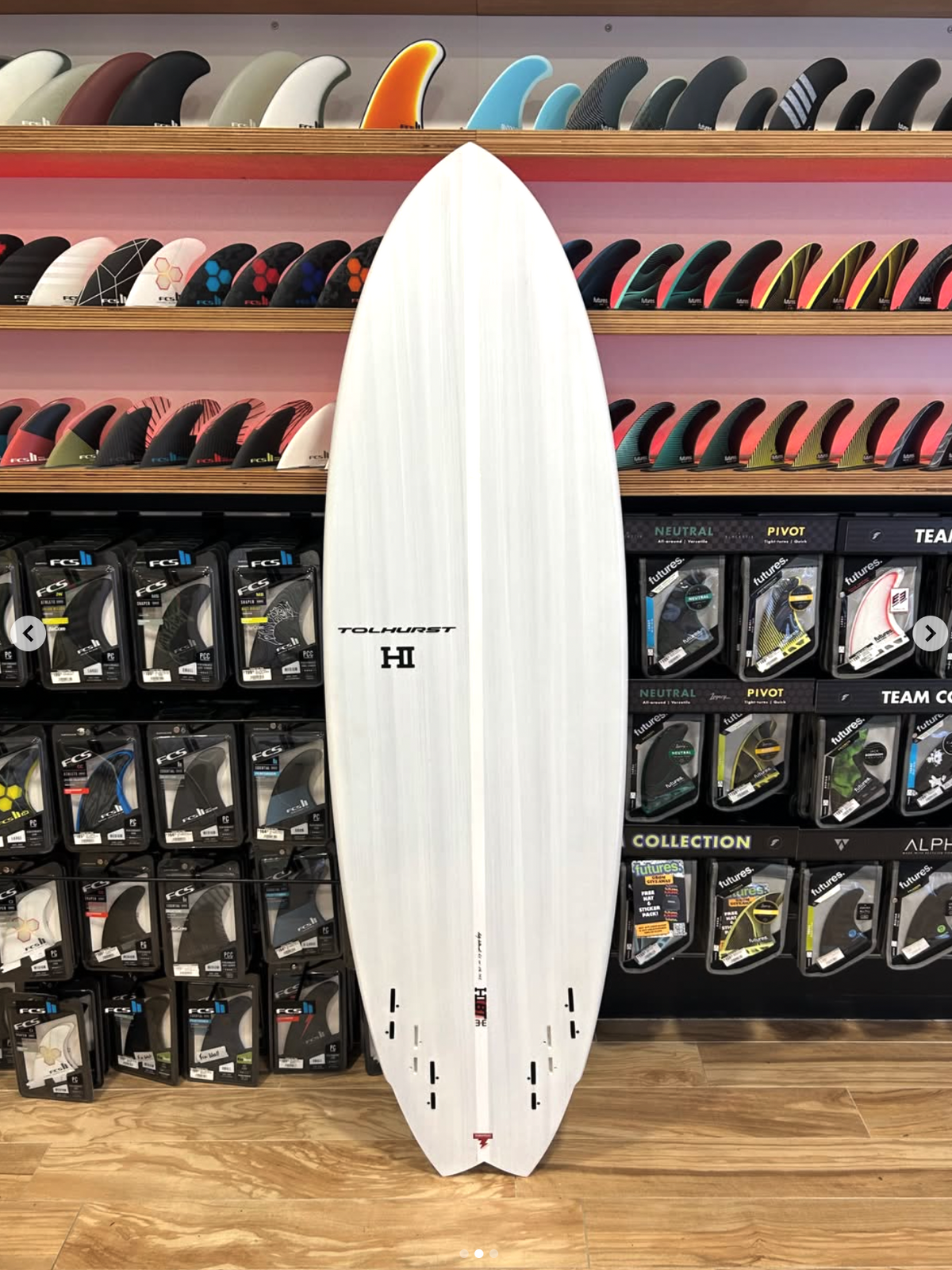 6'0 Tolhurst HIBT 3+3 Thunderbolt #8143 - Used Surfboard