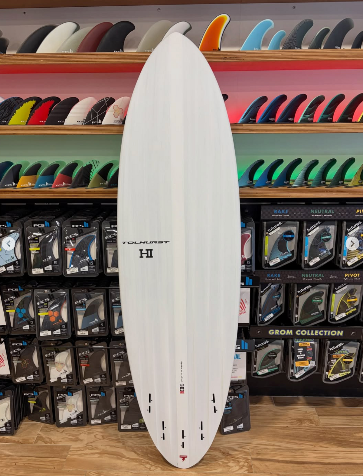 6'4 Tolhurst Thunderbolt Hi Mid 6 - Fins Included #8186 - Used Surfboard