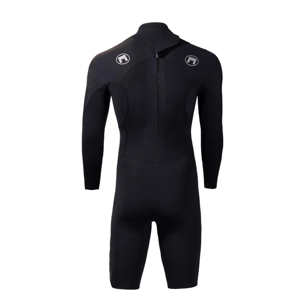 Matuse Mens Tactical 2mm Long Sleeve Spring Back-Zip