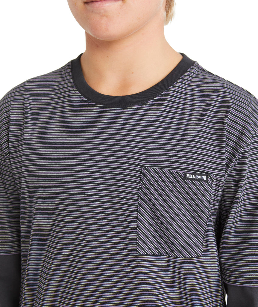 Billabong Boys Absense Stripe L/S T-Shirt