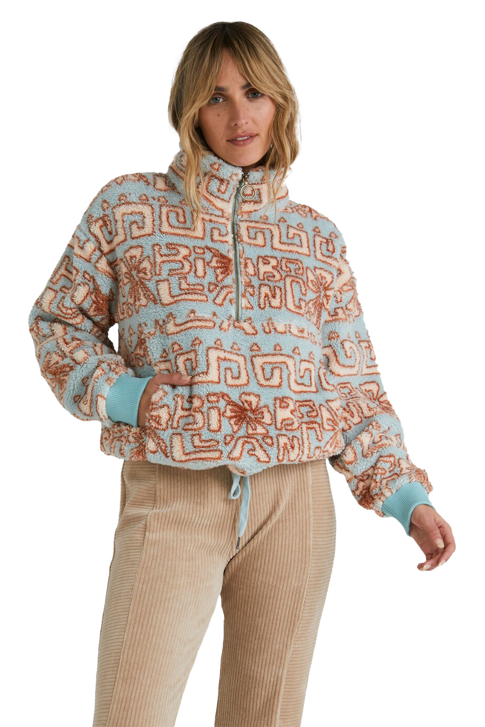 Billabong Womens Tiki Sun Half Zip | Sanbah Australia