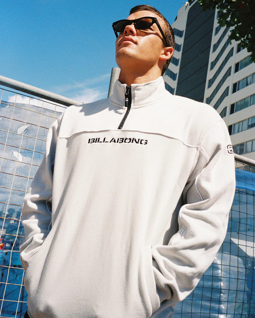 Billabong Mens Bracket 1/4 Zip Mock Neck Pullover