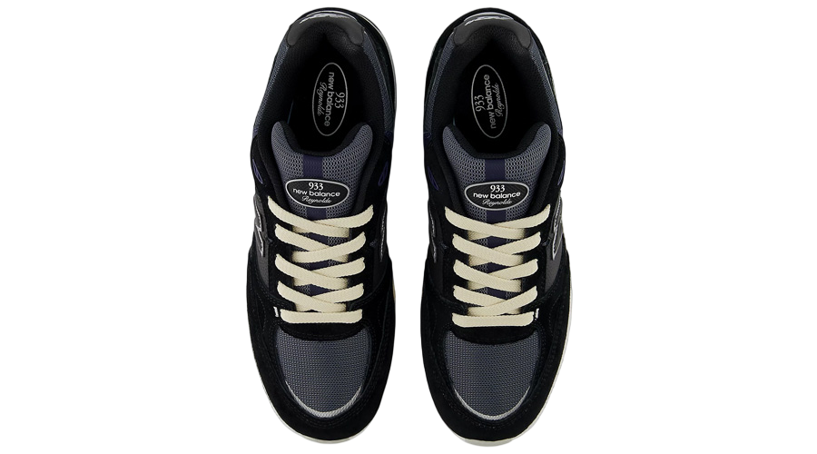 New Balance Numeric 933 X Andrew Reynolds Shoes - Black/Eclipse