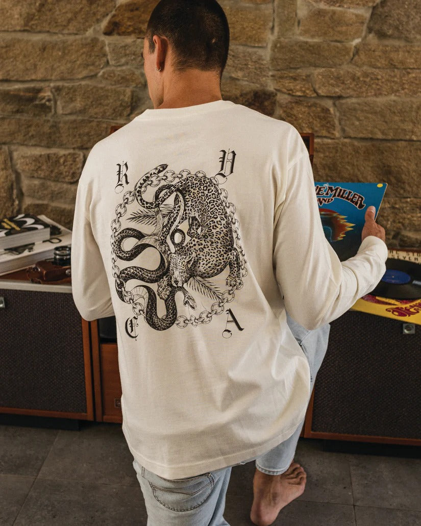 RVCA Mens Benj Long Sleeve T-Shirt