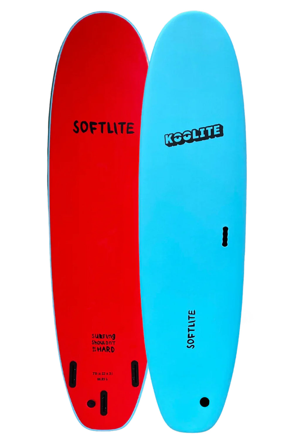 8ft Softlite Koolite 2.0 Softboard - Comes with fins