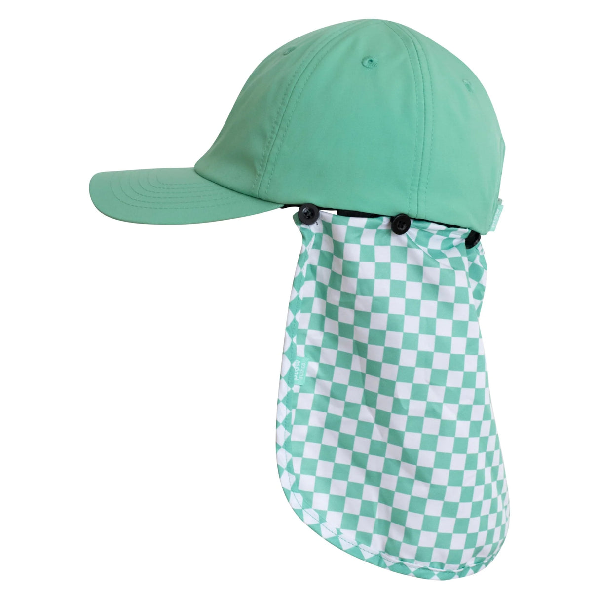 Plow Surf Co Mint Check Surf Cap