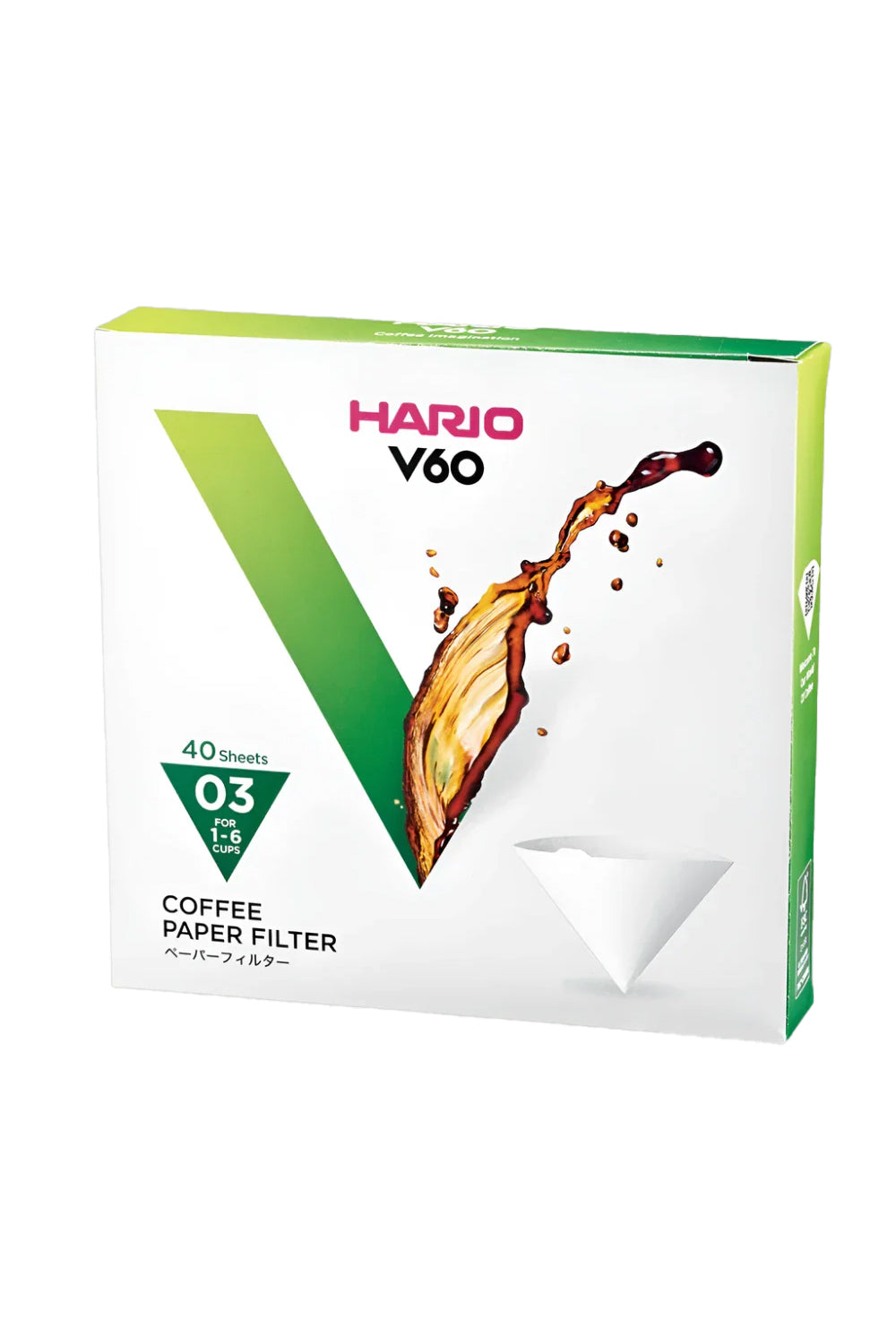 Hario V60 Paper Coffee Filter - 40 Sheets