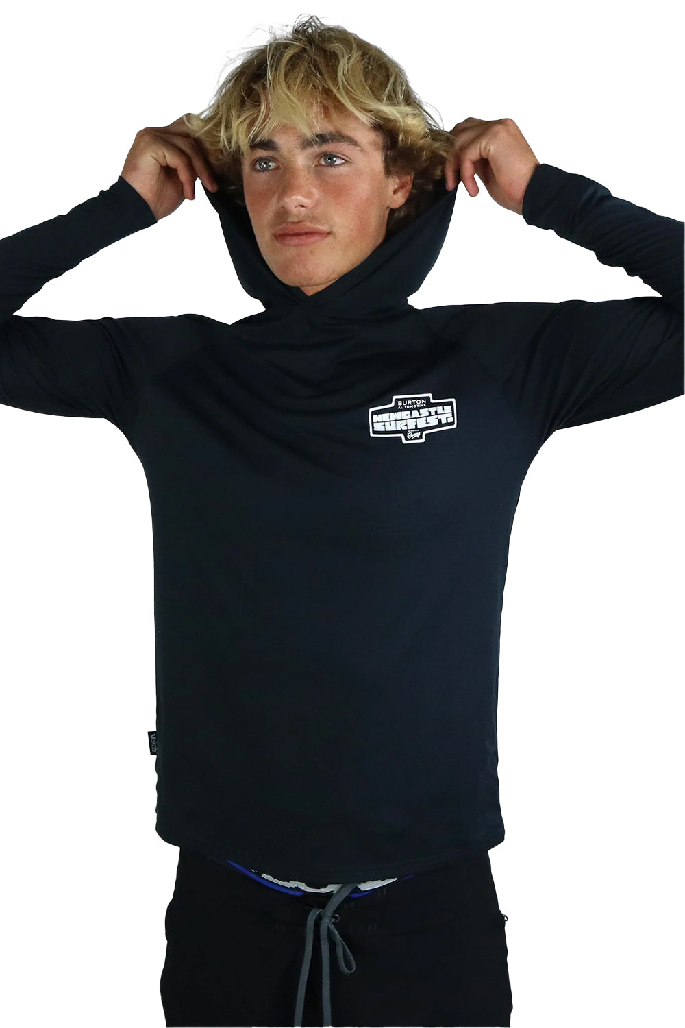 2025 Newcastle Surfest UV Ocean Tech Hooded Top