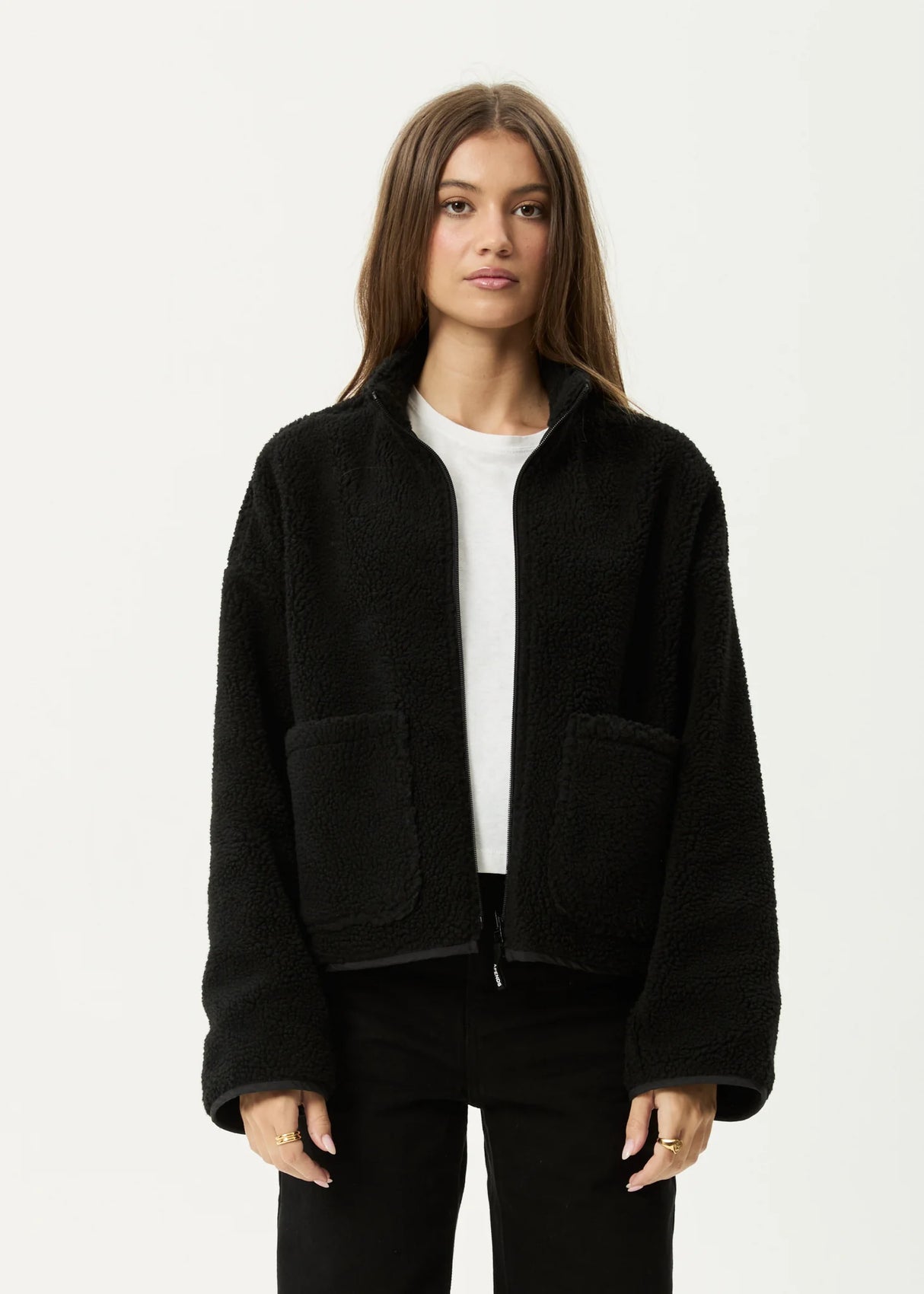 Afends Berlin Reversible Polar Fleece Jacket