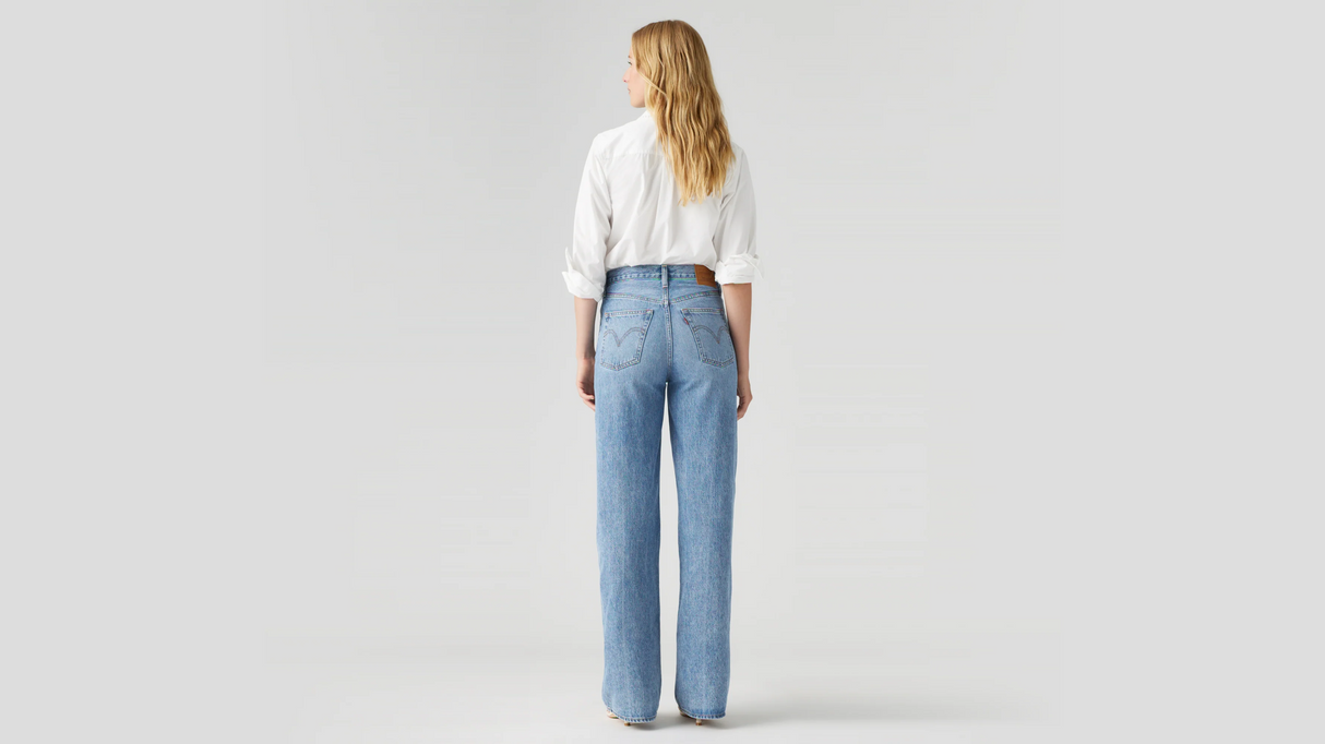 Levi's Womens Ribcage Wide Leg Jeans