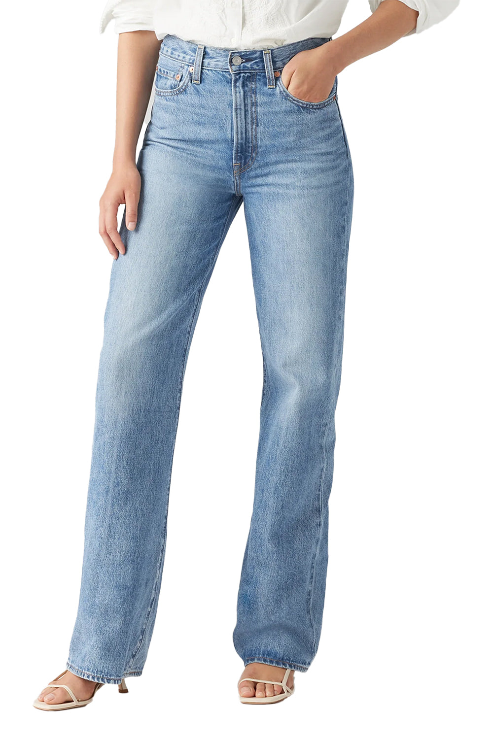 Levi's Womens Ribcage Wide Leg Jeans