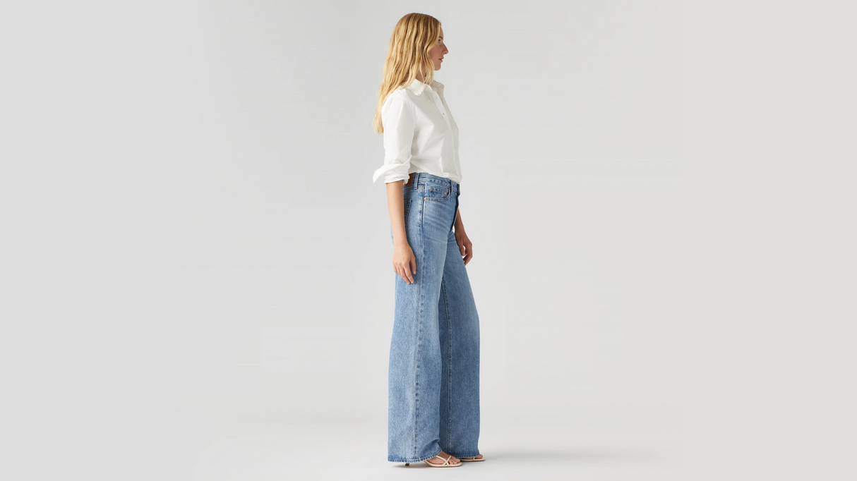 Levi's Womens Ribcage Wide Leg Jeans