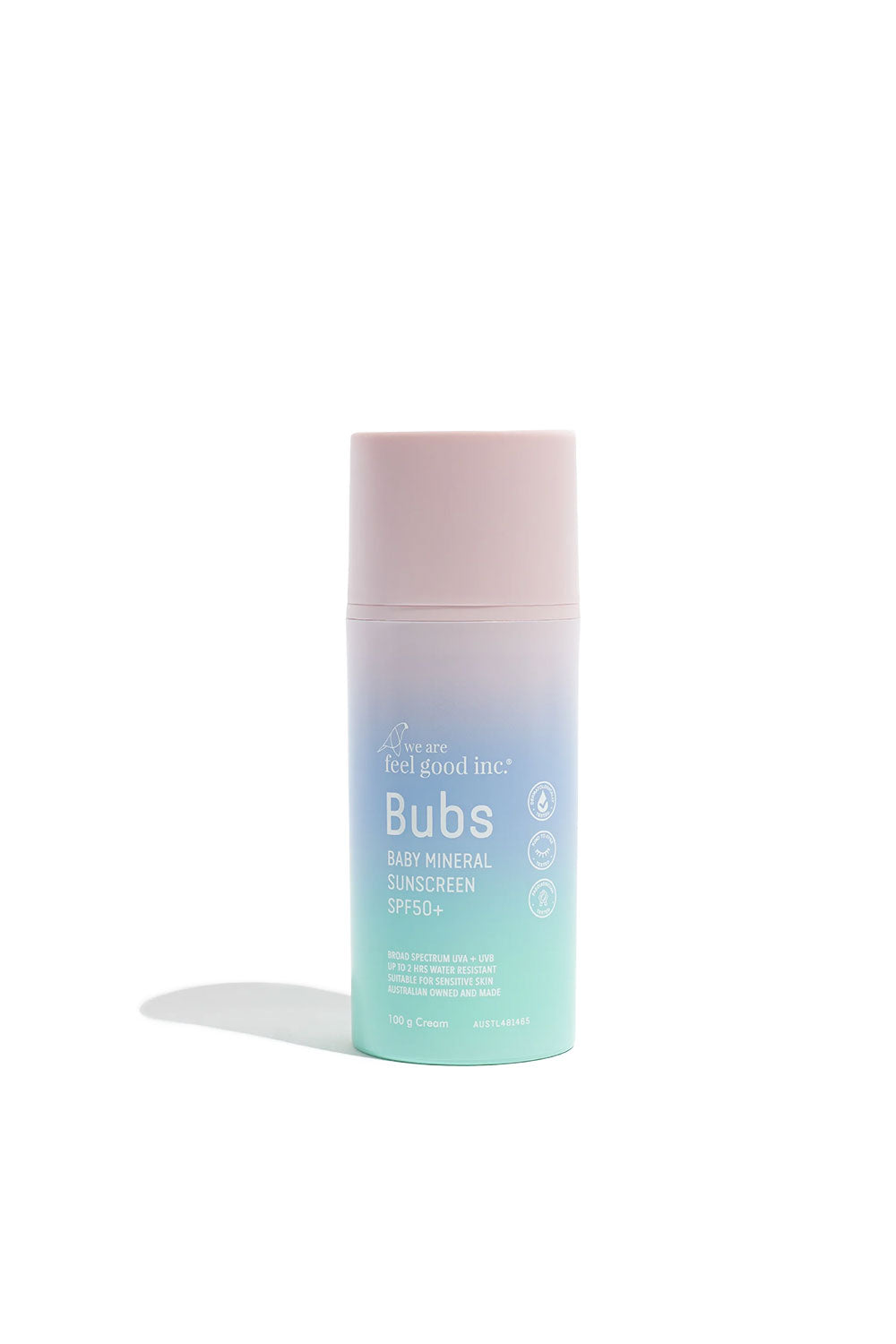 We Are Feel Good Inc. Bubs Baby Mineral Sunscreen SPF50+