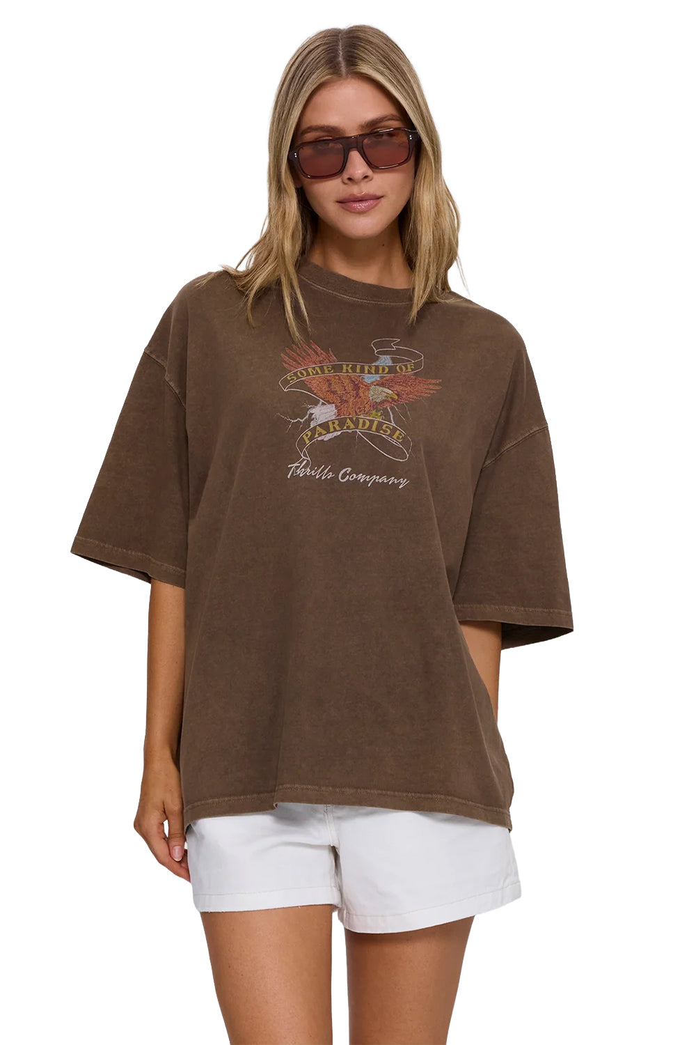 Thrills Banner Of Strength Oversized Tee