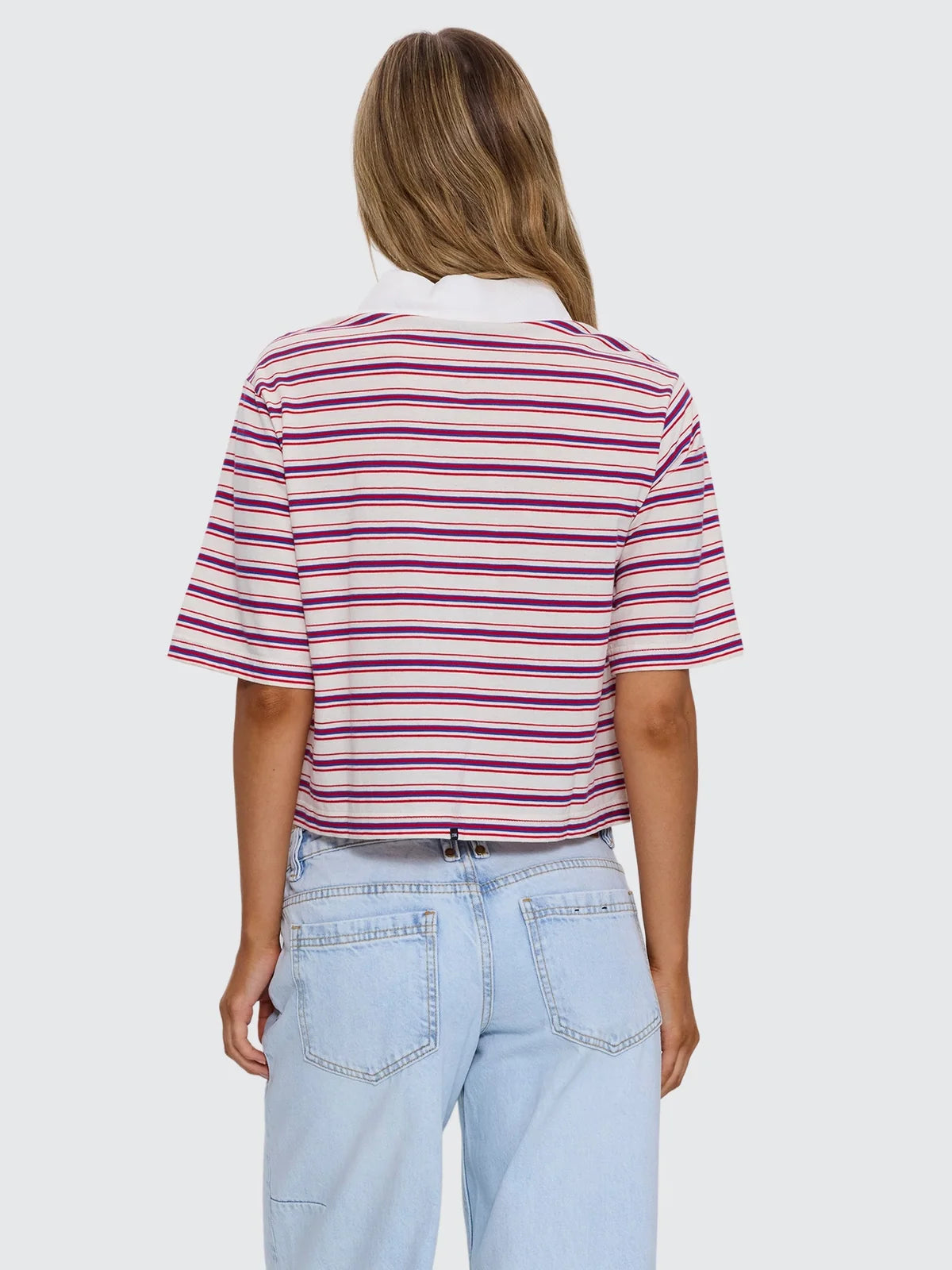 Thrills Harry Striped Cropped Polo