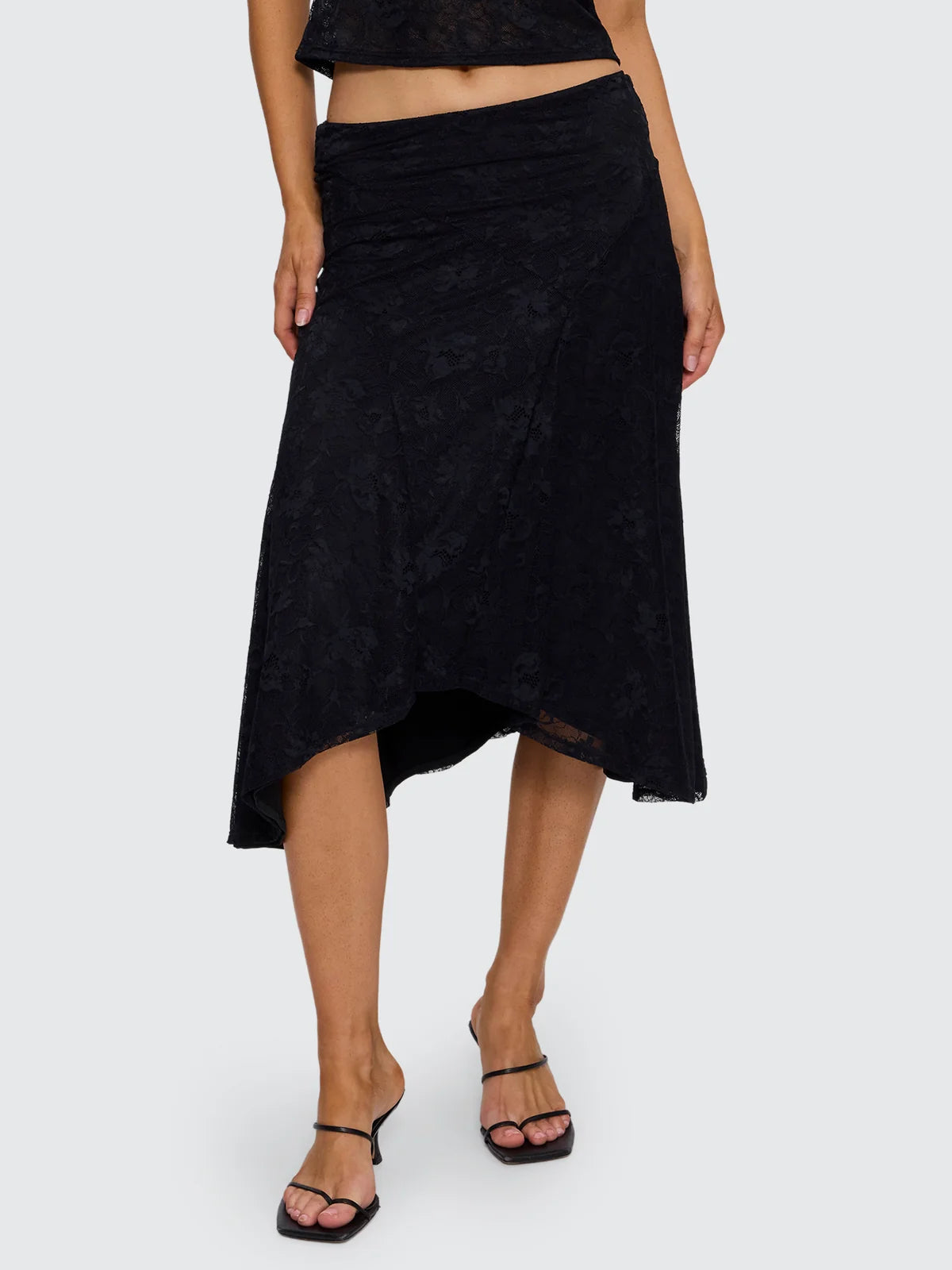 Thrills Sienna Lace Midi Skirt