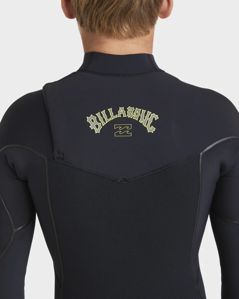 Billabong Boys (6-16) 3/2mm Furnace Natural Chest Zip Steamer Wetsuit