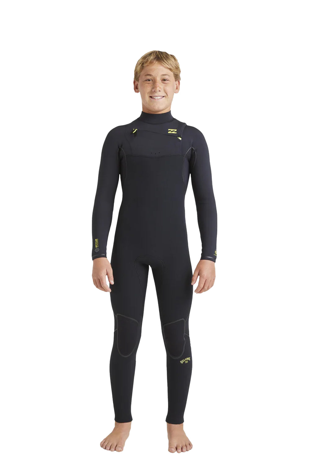 Billabong Boys (6-16) 3/2mm Furnace Natural Chest Zip Steamer Wetsuit