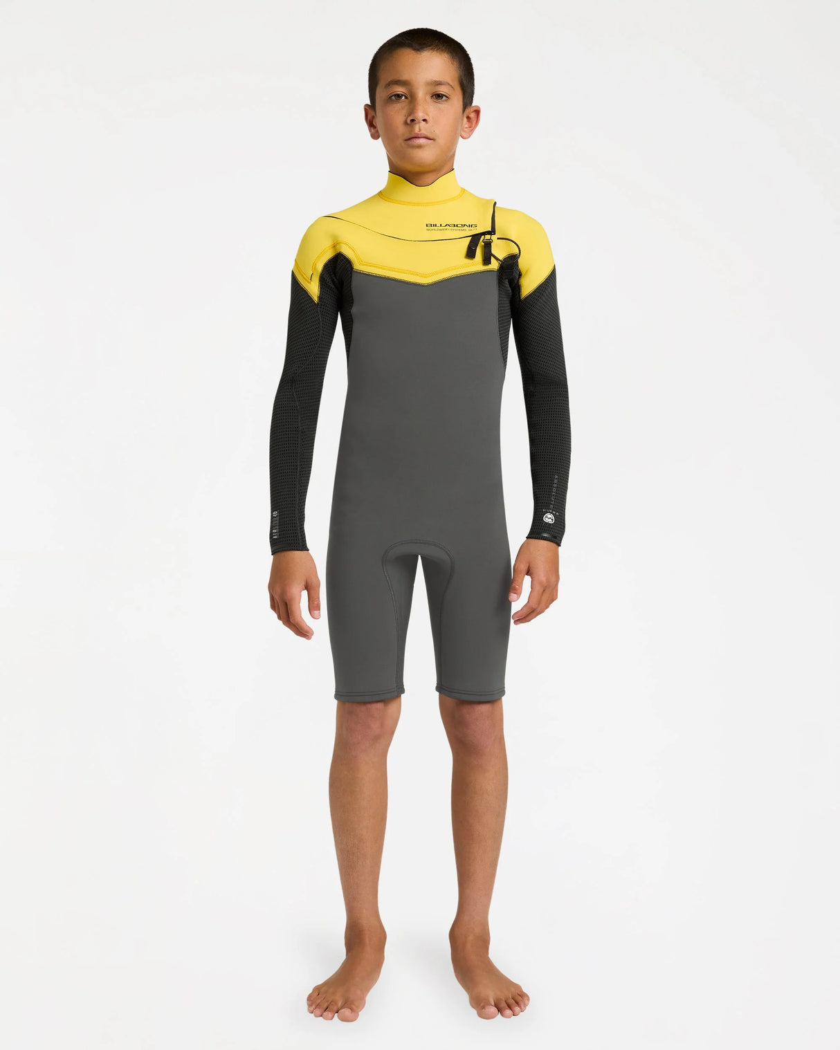 Billabong Boys 8-16 2/2 mm Absolute Ultra Long Sleeve Chest Zip Springsuit