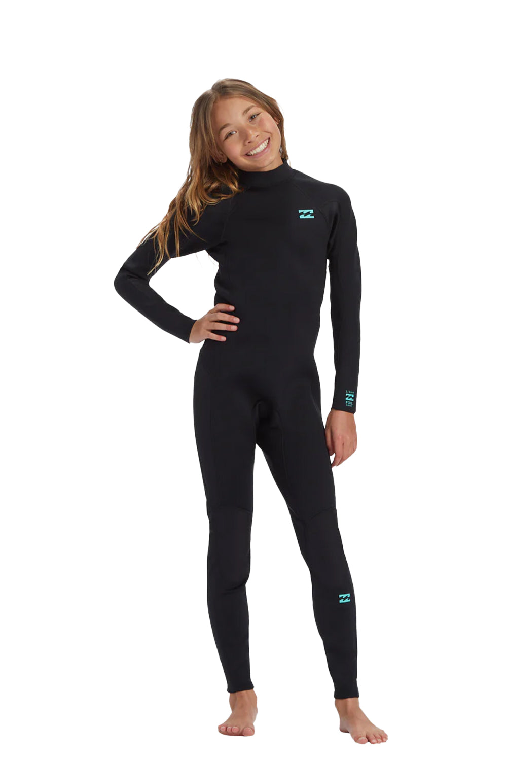 Billabong Girls (6-14) 3/2mm Foil Back Zip Steamer Wetsuit
