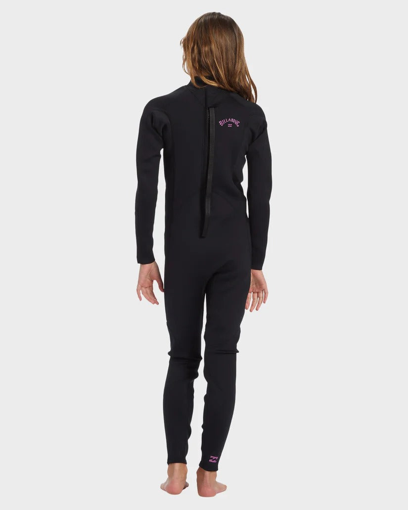 Billabong Girls (6-14) 4/3mm Foil Back Zip GBS Steamer Wetsuit