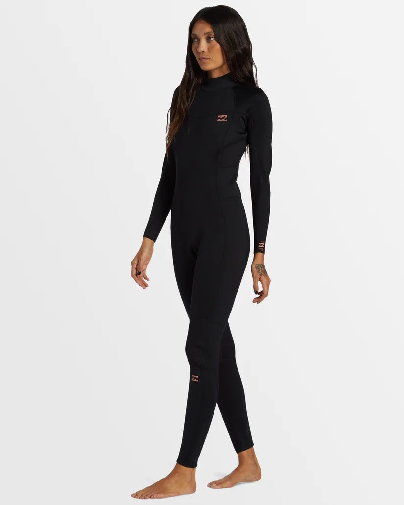 Billabong Womens 3/2mm Foil Back Zip GBS Steamer Wetsuit