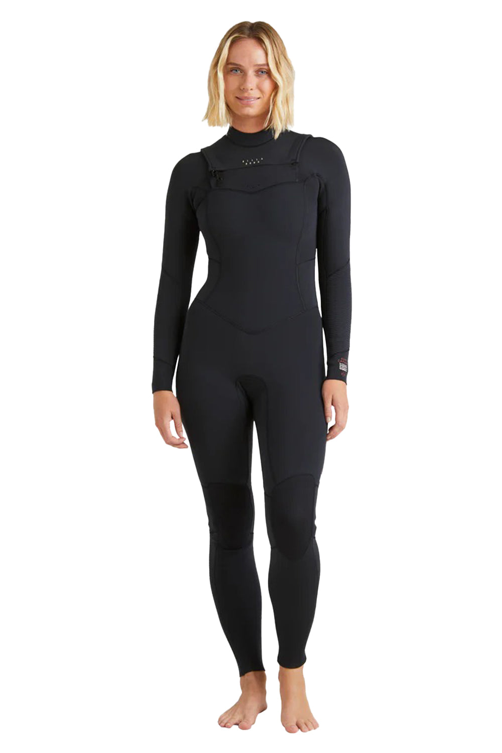 Billabong Womens 3/2mm Salty Dayz Natural Chest Zip Steamer Wetsuit