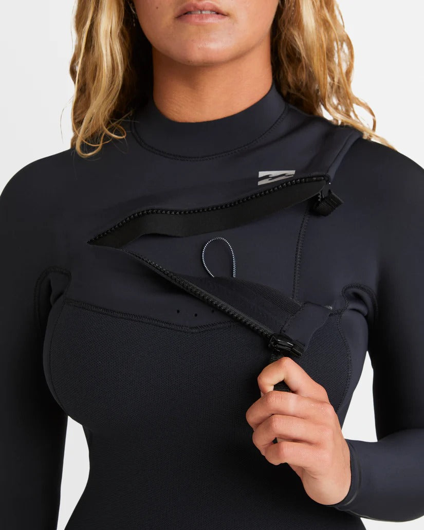 Billabong Womens 3/2mm Furnace Natural Steamer Wetsuit