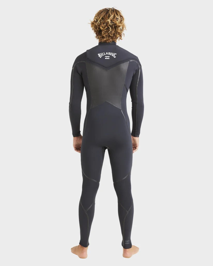 Billabong Mens 3/2mm Absolute Natural PLUS + Chest Zip Steamer Wetsuit