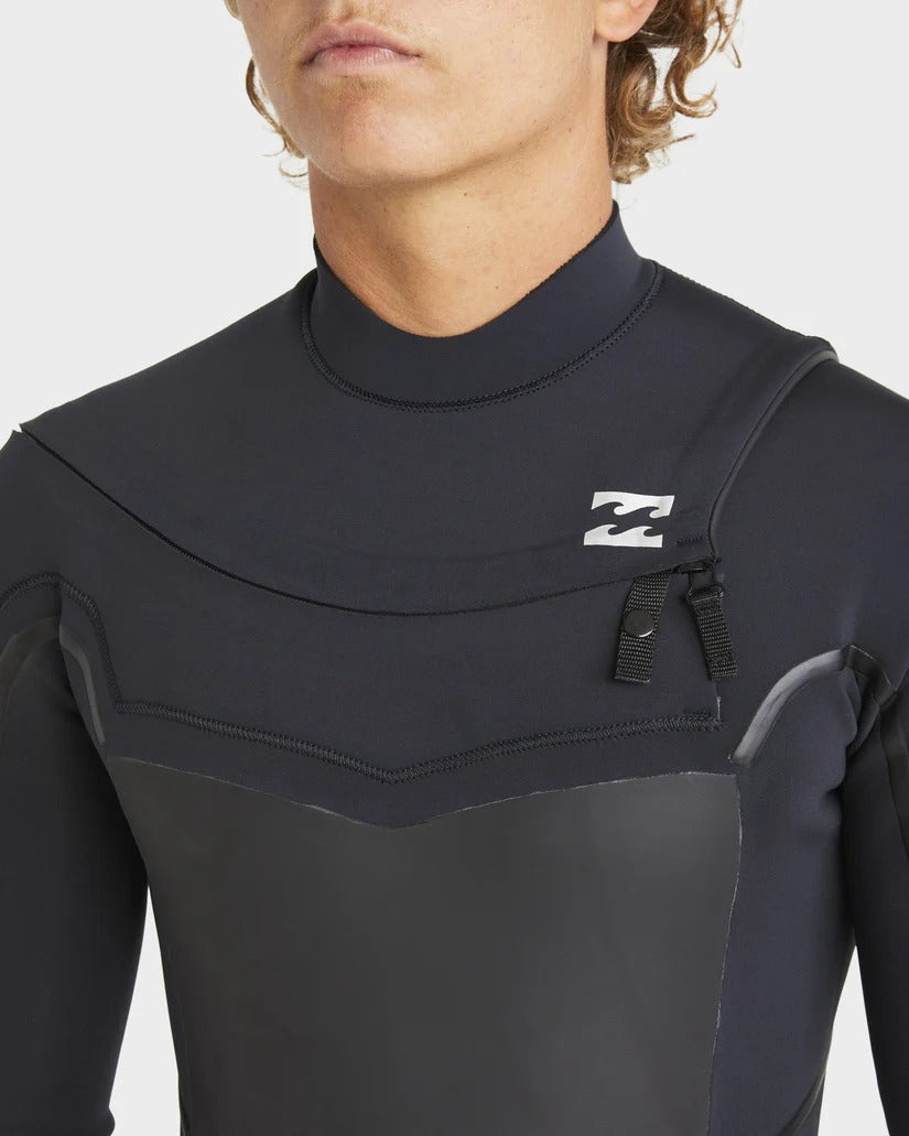 Billabong Mens 3/2mm Absolute Natural PLUS + Chest Zip Steamer Wetsuit
