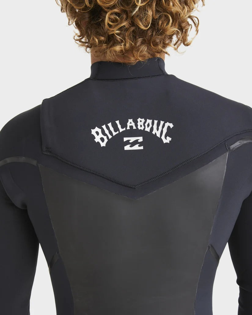 Billabong Mens 3/2mm Absolute Natural PLUS + Chest Zip Steamer Wetsuit