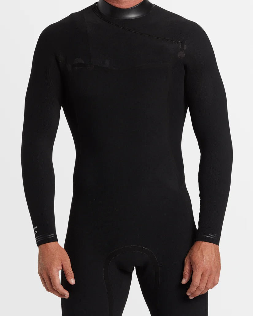 Billabong Mens 4/3mm Revolution Natural Chest Zip Steamer Wetsuit