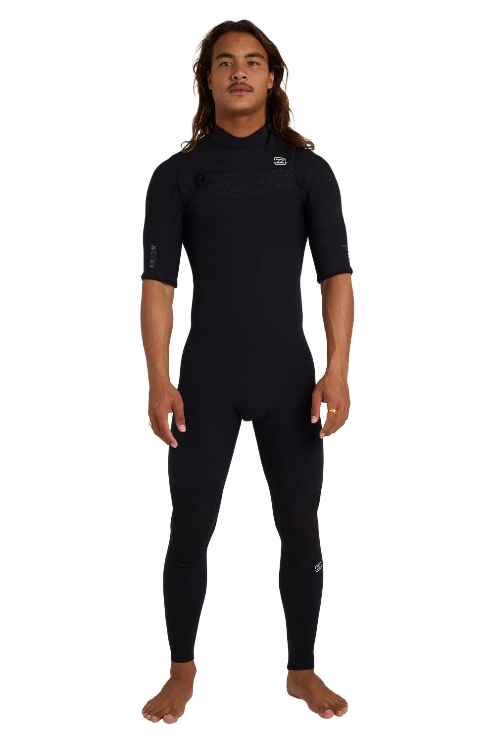 Billabong Mens 2/2mm Furnace Revo Chest Zip Steamer Wetsuit