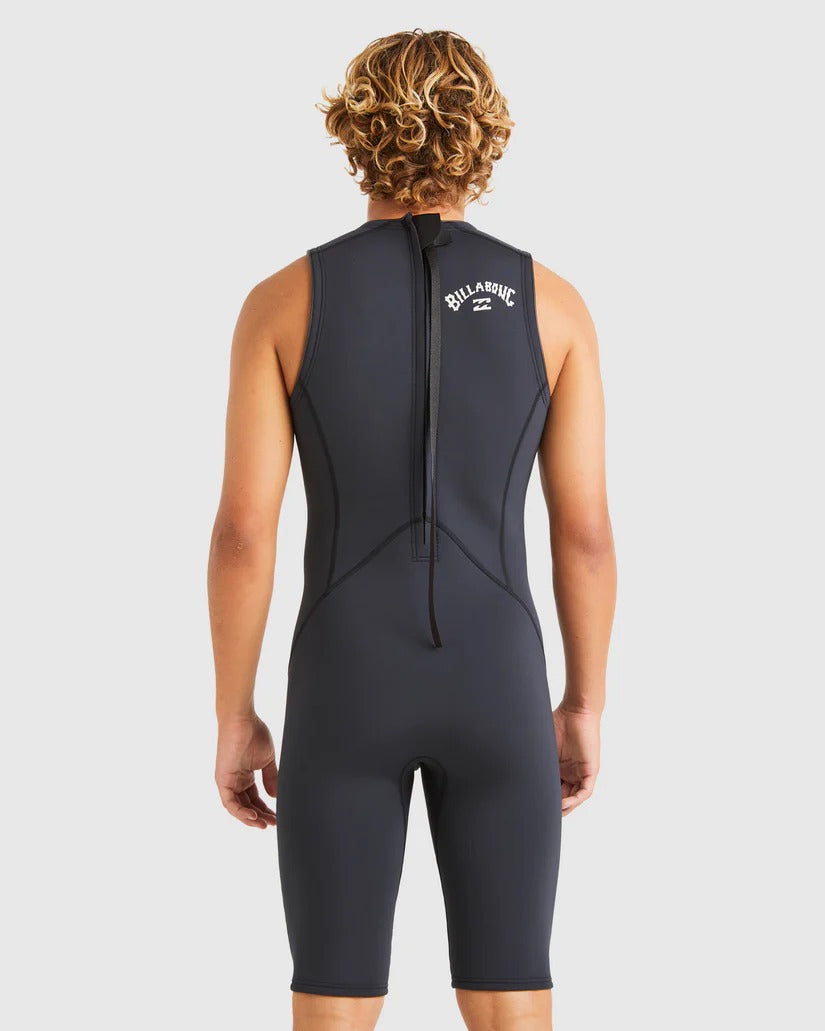 Billabong Mens 2/2mm Absolute FL Short John Springsuit
