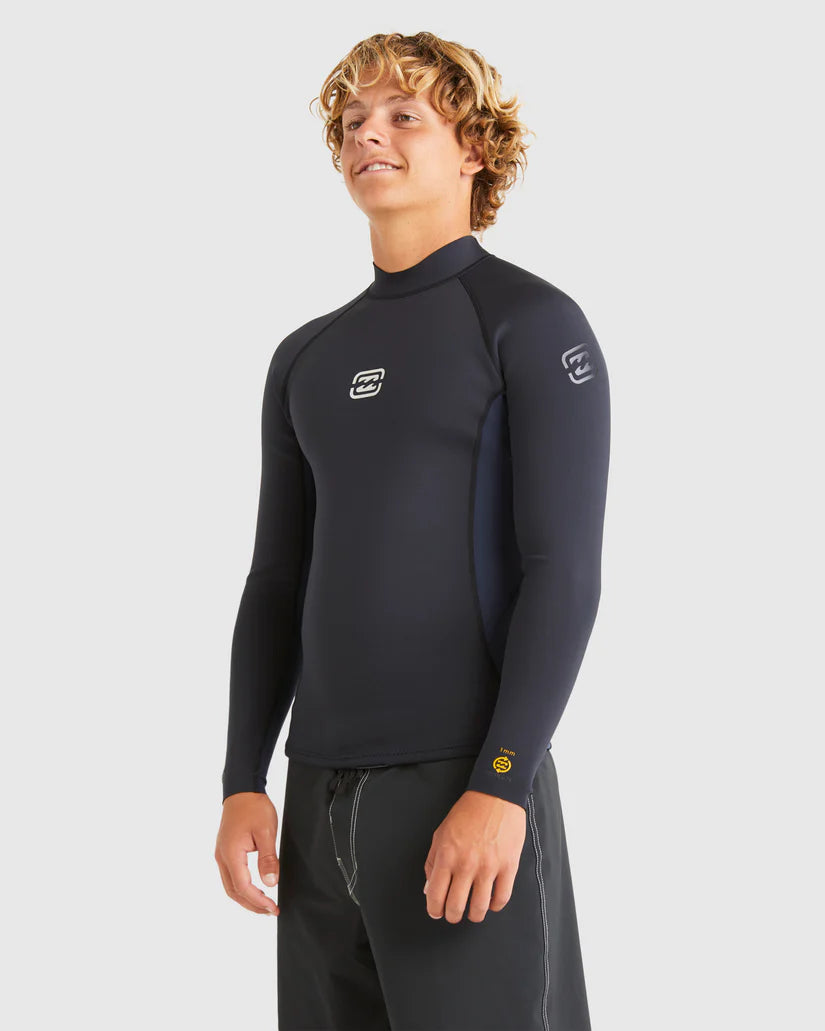 Billabong Mens 1/1mm Absolute Natural Wetsuit Jacket