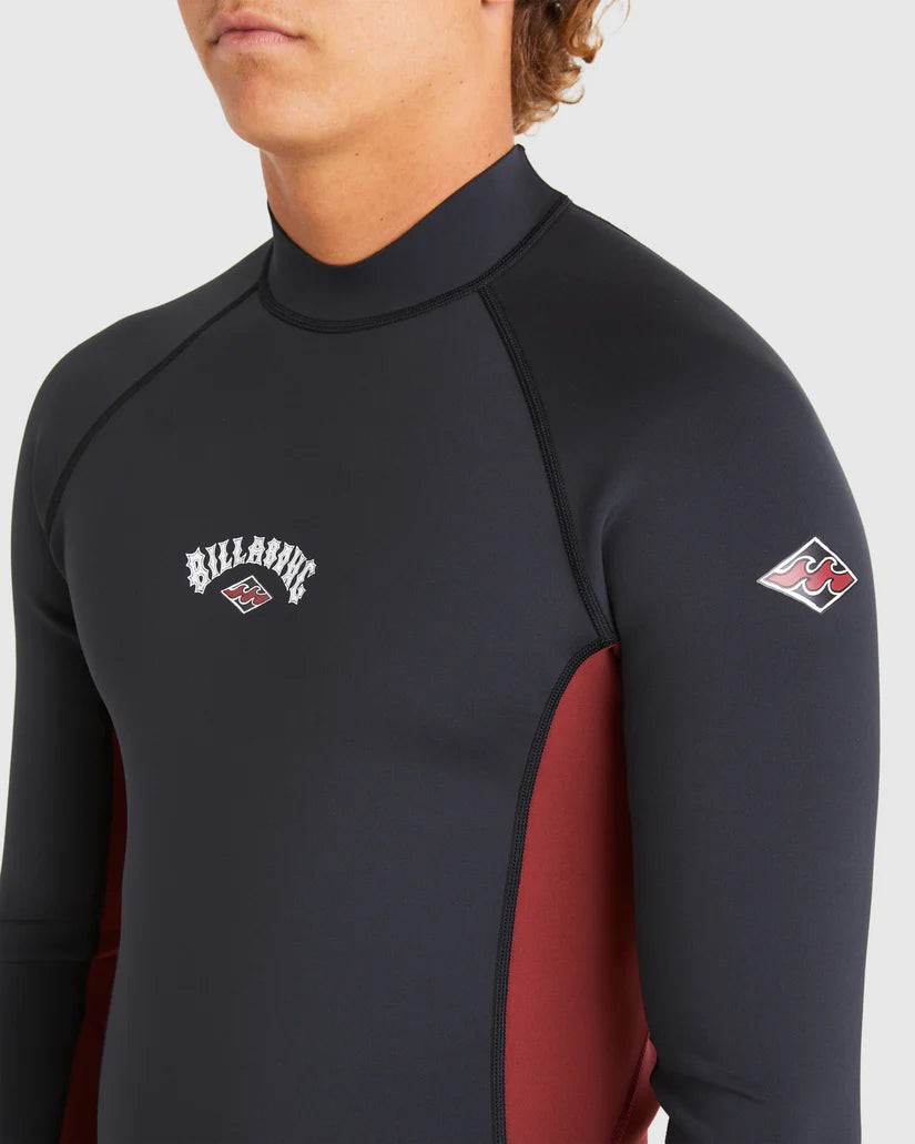 Billabong Mens 1/1mm Absolute Natural Wetsuit Jacket