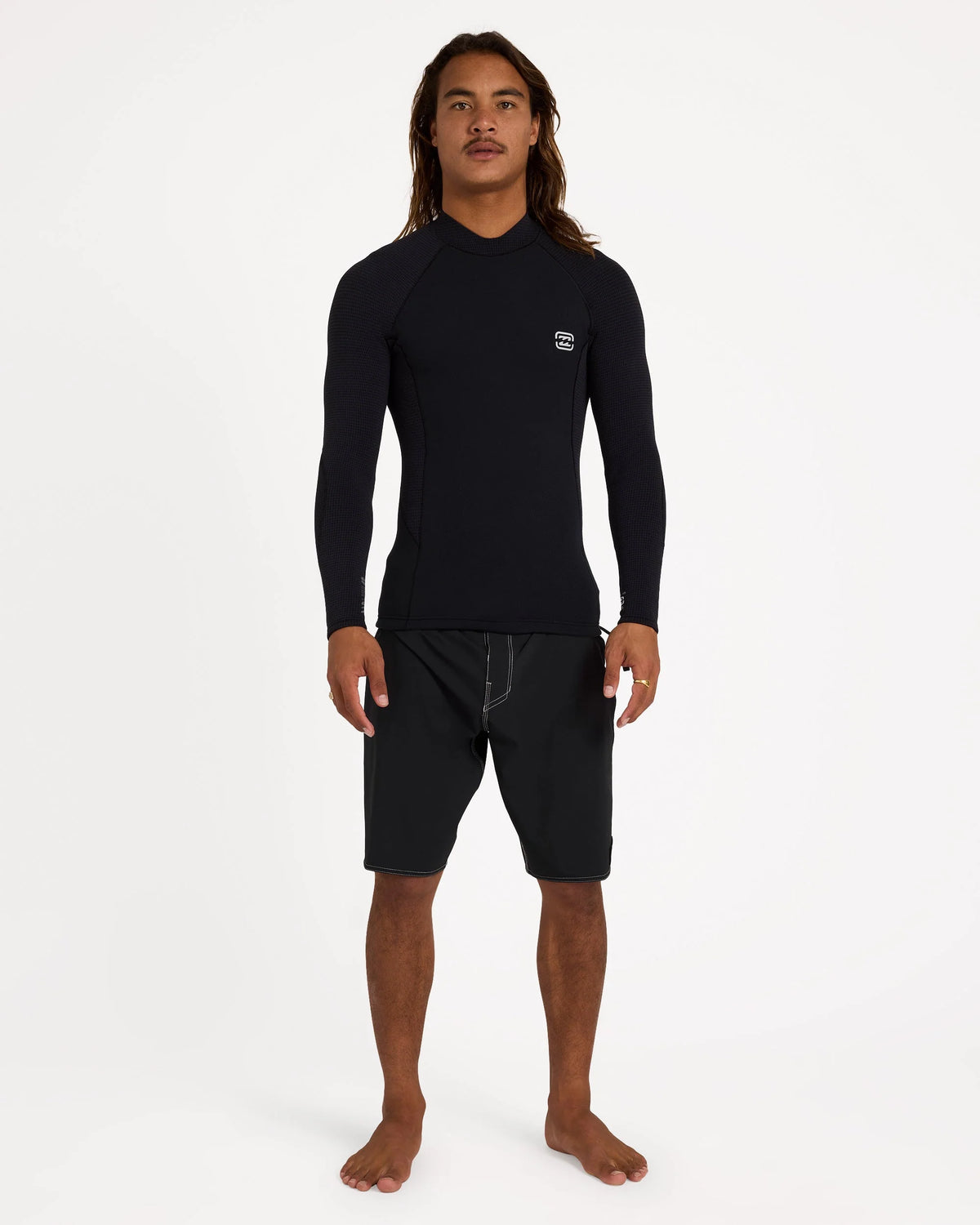 Billabong Mens 1/1 mm Furnace Revo Long Sleeve Wetsuit Jacket