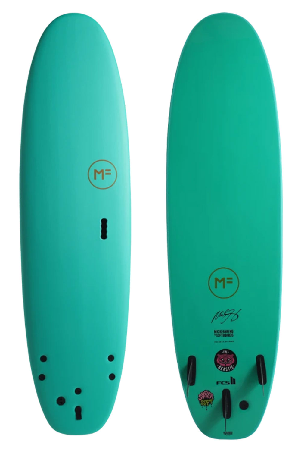 Mick Fanning MF Super Soft Beastie Softboard - Comes With Fins