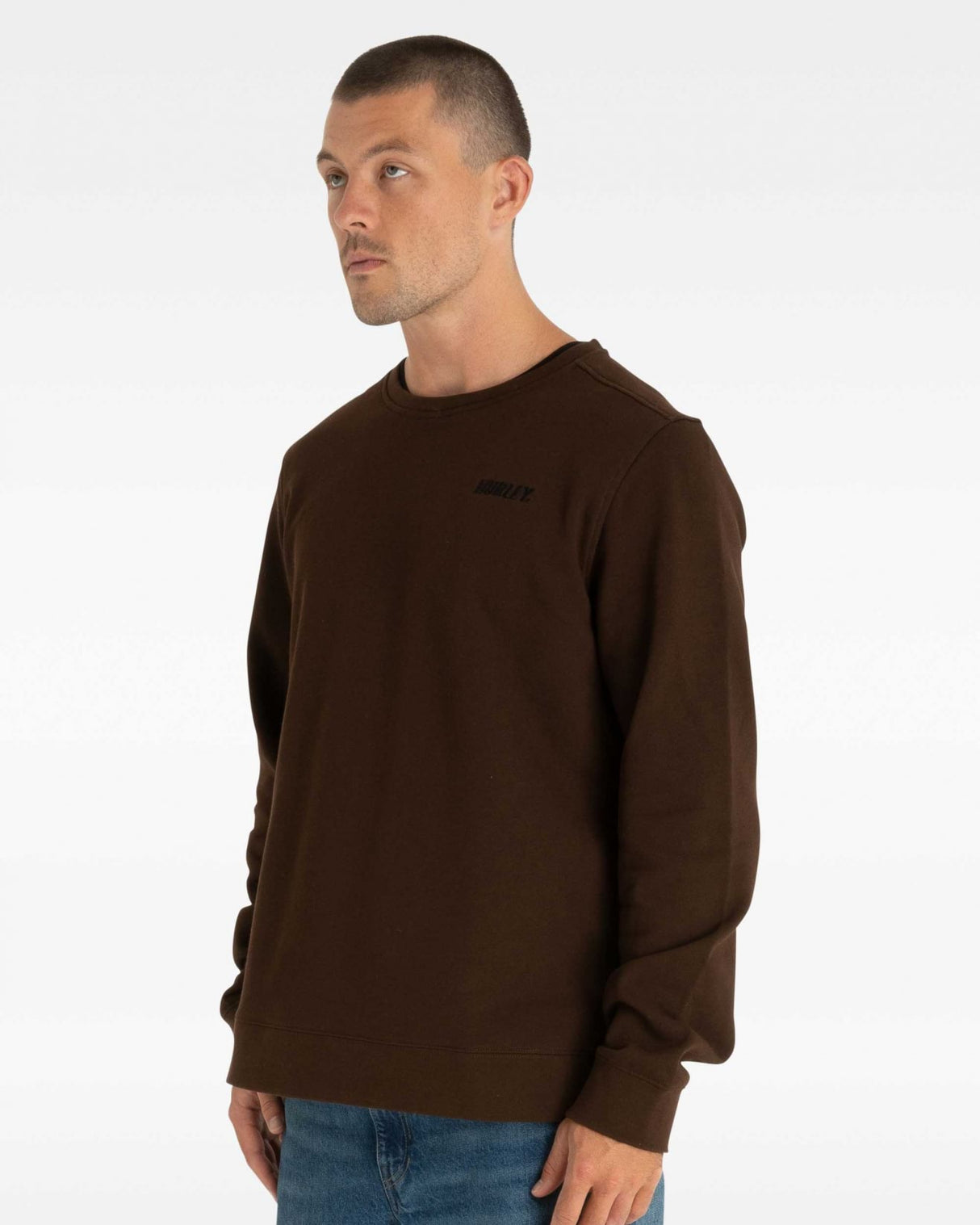 Hurley Mens Fastlane Fleece Crew