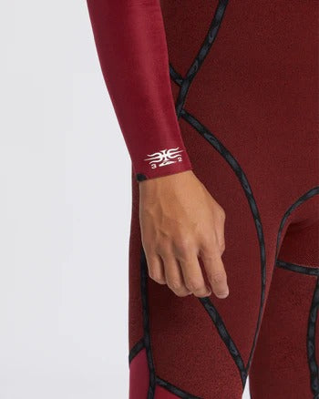 Quiksilver Mens 3/2mm Mercury Chest Zip Wetsuit