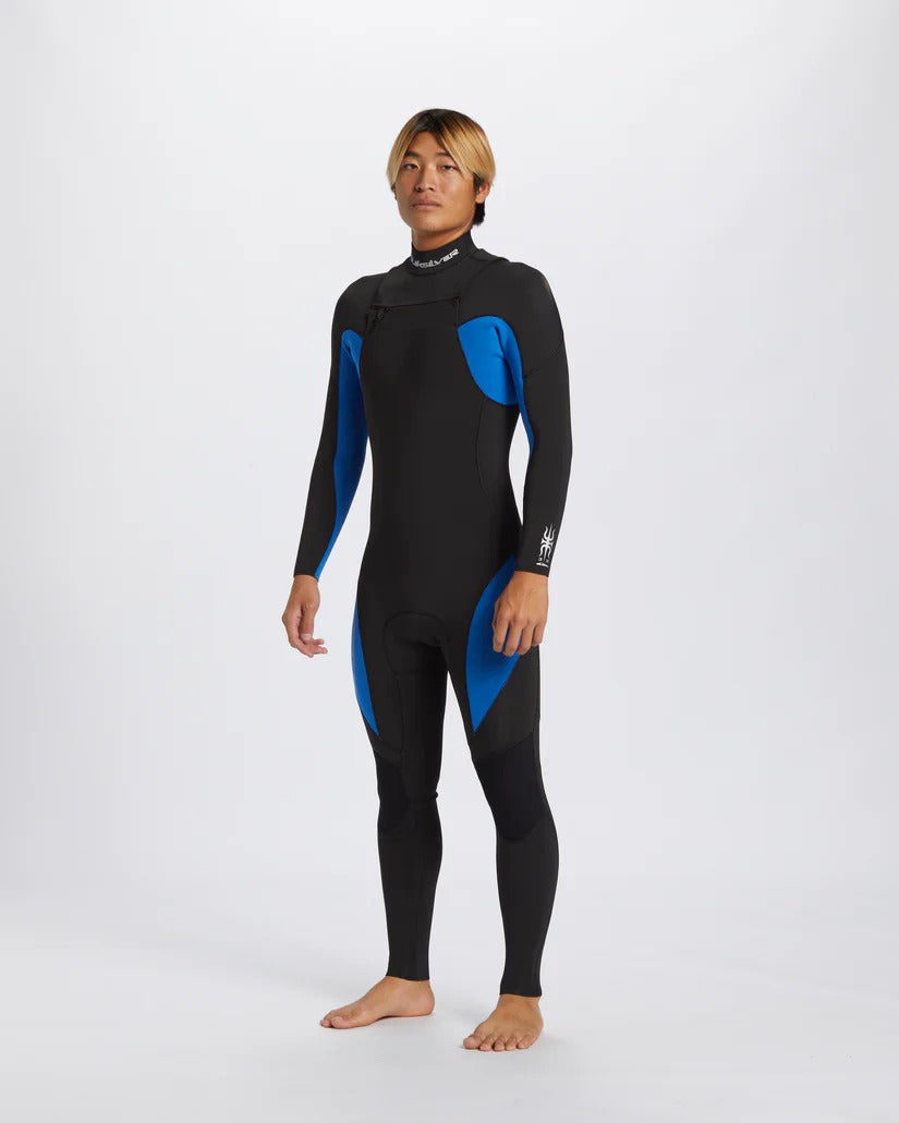 Quiksilver Mens 3/2mm Mercury Chest Zip Wetsuit