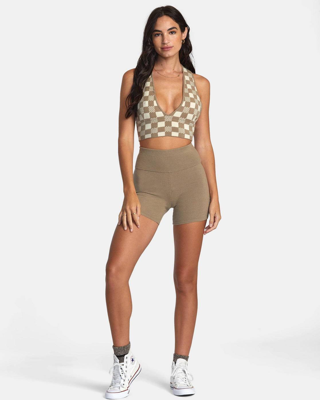 RVCA Womens Fever Knit Bike Shorts