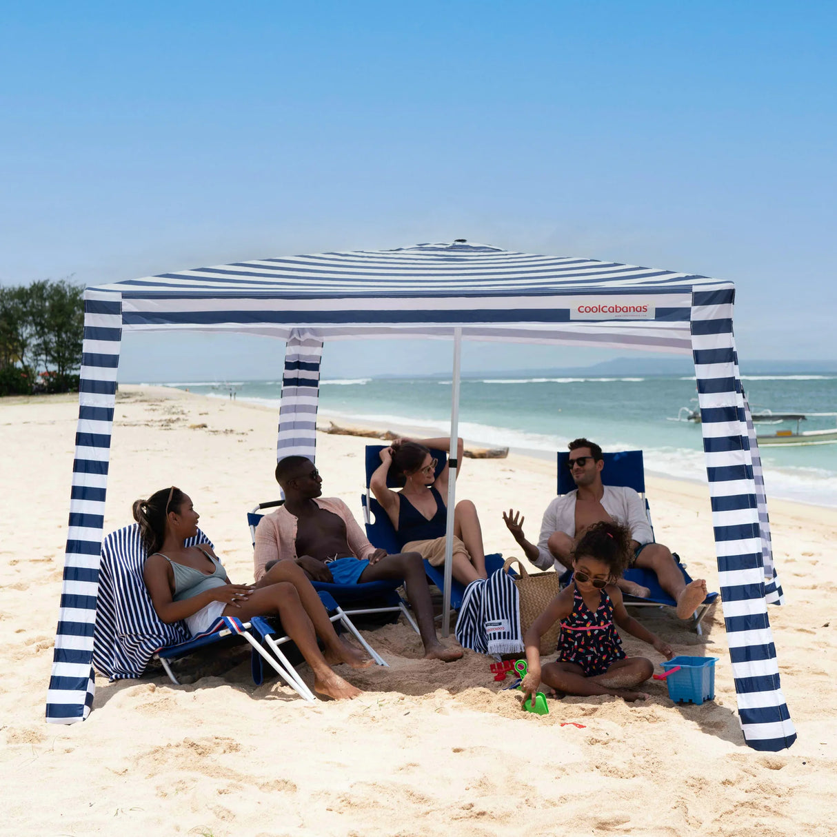 CoolCabana 5 Beach Cabana Tent Shade