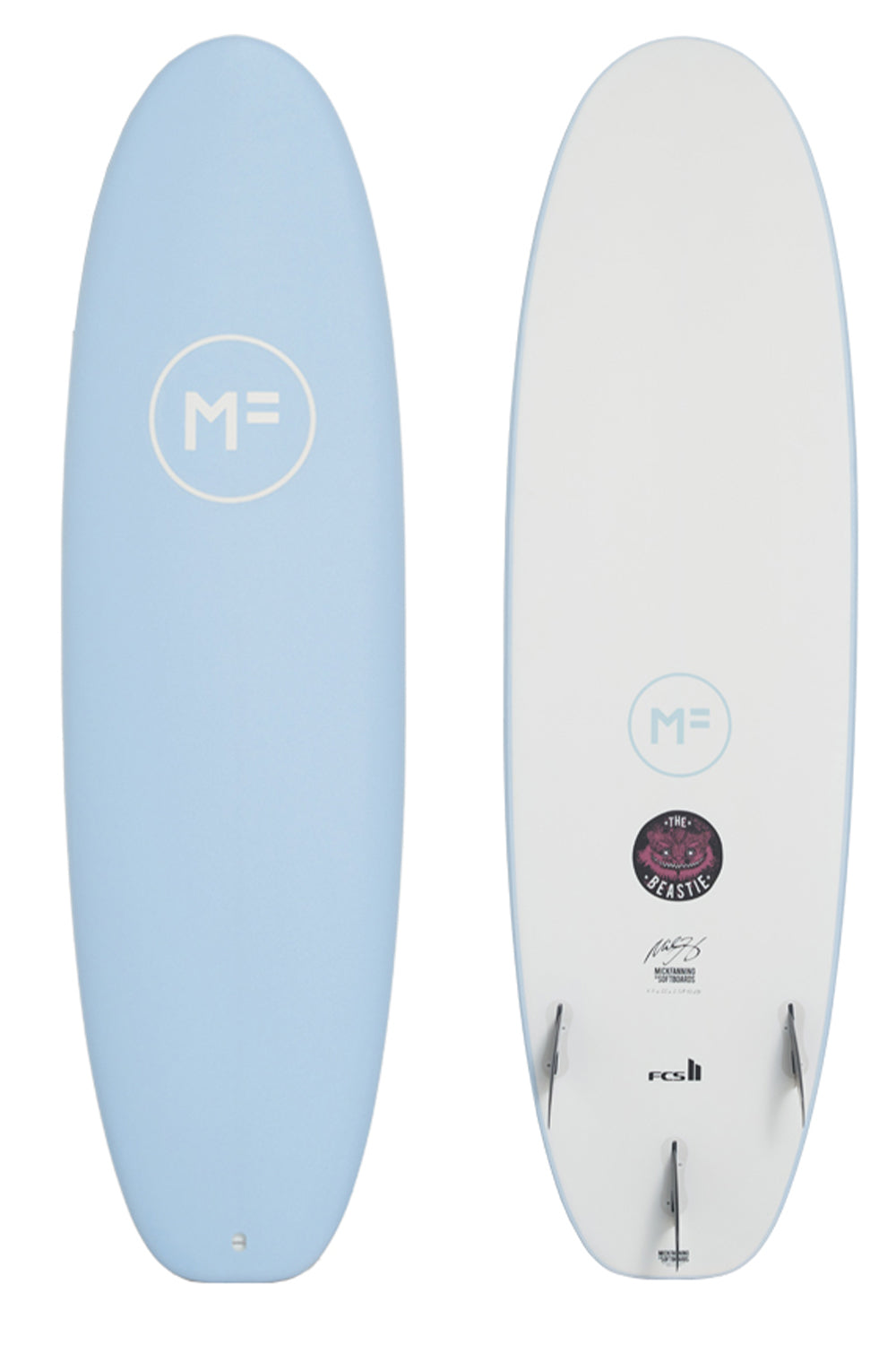Mick Fanning MF Softboard Beastie - Fins Included