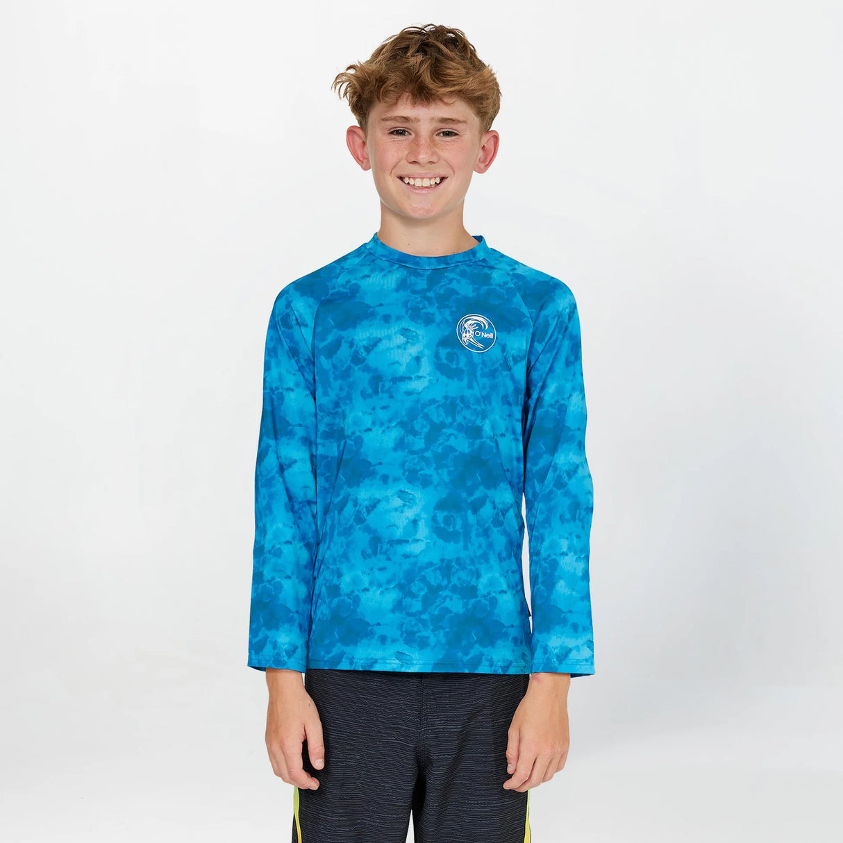O'Neill Boys Dopedye Long Sleeve Rash Vest Tee