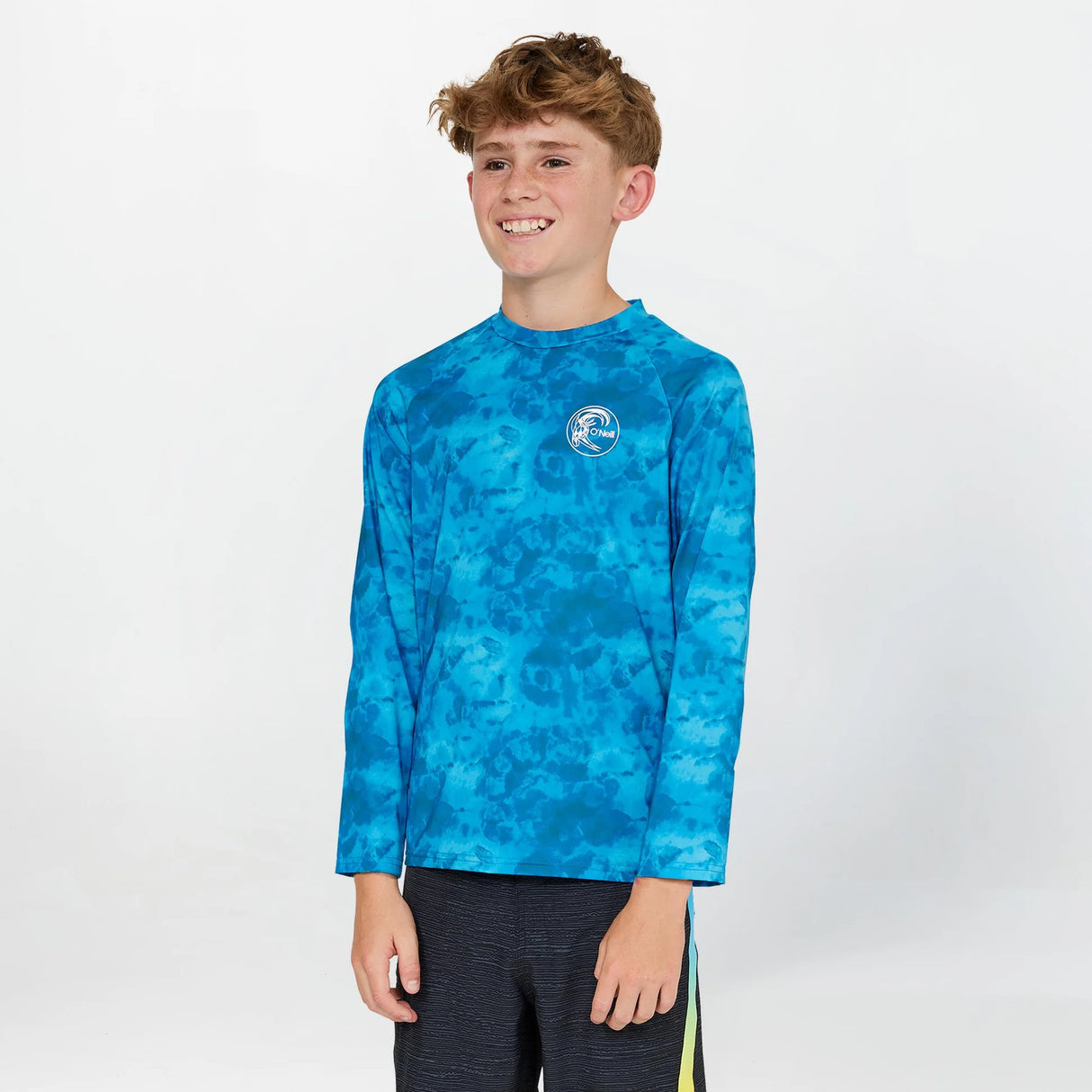 O'Neill Boys Dopedye Long Sleeve Rash Vest Tee