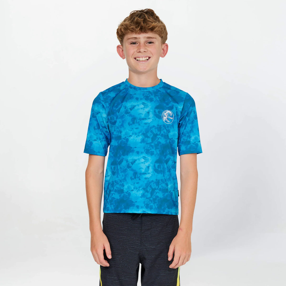 O'Neill Boy's Dopedye UV Short Sleeve Rash Shirt